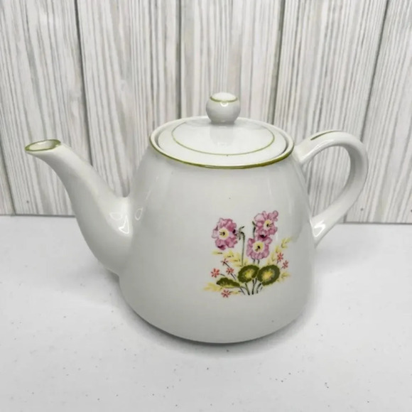 Vintage Pink Poppy‎ Teapot - Picture 3 of 15